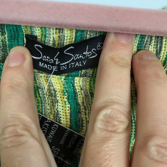 NWT Sarah Santos Lagenlook Striped Cotton Dress - Picture 5 of 9